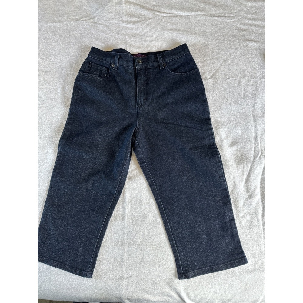 Gloria Vanderbilt Amanda Jeans Woman's Size 6 Capri Denim Stretch Jeans